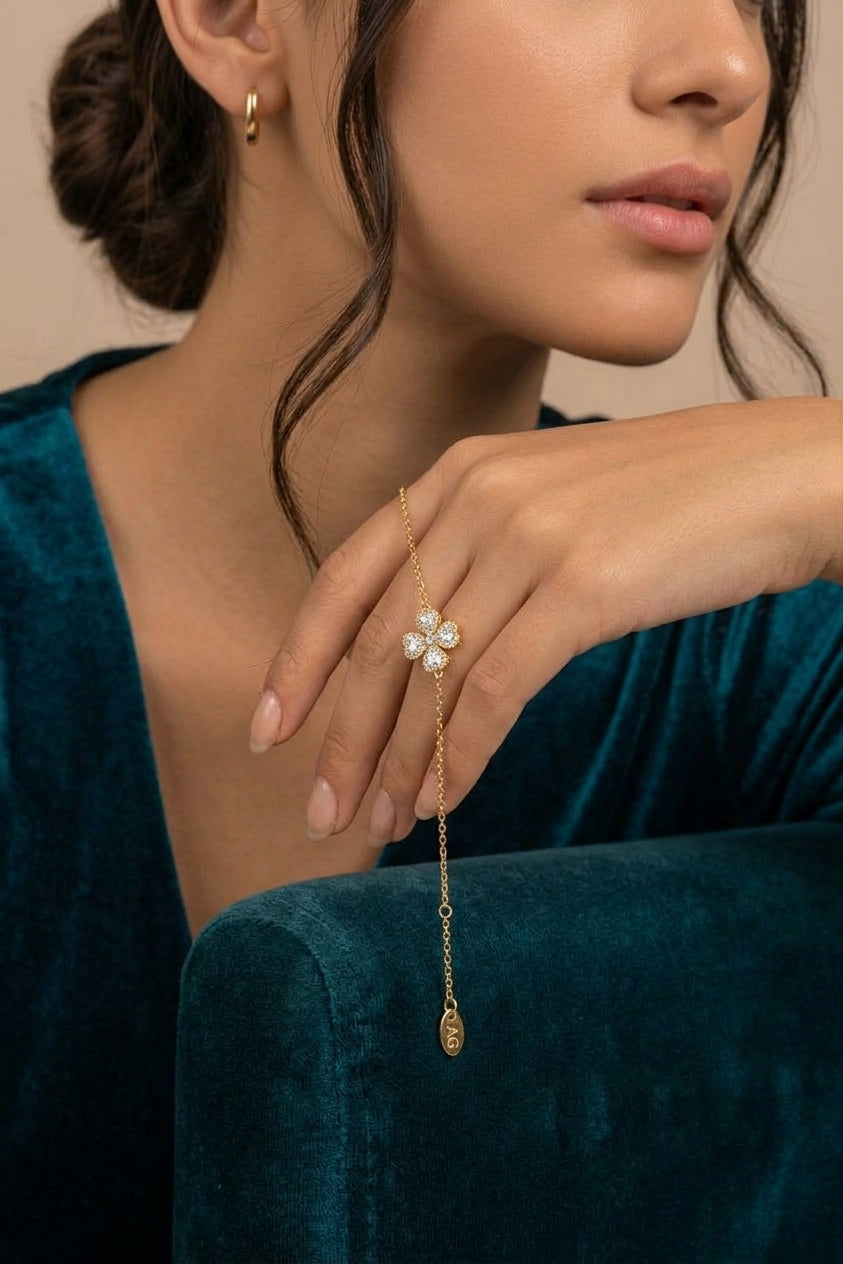 Bracelet Cœurs de Trèfle